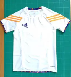 adidas climacool Tシャツ ホワイト/オレンジ