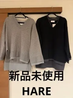 ハイショクレイヤーVネックニット(HARE)