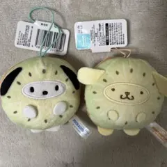 サンリオキャラクターズ フルーツきぐるみ マスコット キウイ ポムポムプリン他