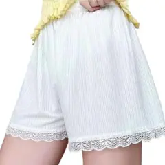 女の子 ペチパンツ ガールズ ペチコート 涼しい 透け防止 170のサムネイル