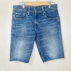 Levi's 511 デニムショートパンツ カットオフ　SサイズW28 ジーンズ