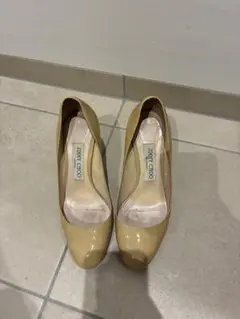 JIMMY CHOO ベージュ ハイヒール 36