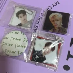 SEVENTEEN 缶バッジ キーホルダーディノ