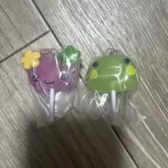 たまごっち　カラフルキャンディチャーム　くちぱっち　ふらわっち2個セット