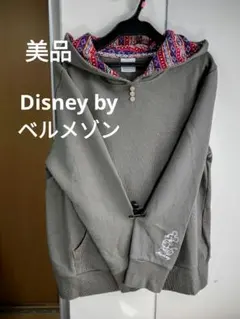 Disney byベルメゾン コットンパーカー ミッキーの刺繍がアクセント