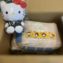 ヤマト運輸　ハローキティ 宅急便 ぬいぐるみセット　シールおまけ付きのサムネイル