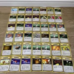 【32】ポケモンカード 旧裏面 トレーナーカード まとめ売り 42枚