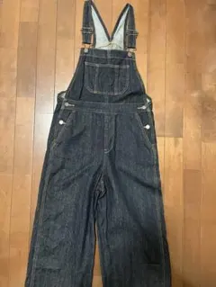 GU ダークデニム サロペット オーバーオール