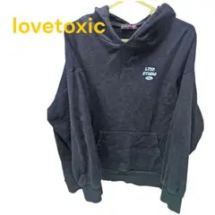 大人気　Lovetoxic プルオーバ　パーカー　ブラック　size　M150