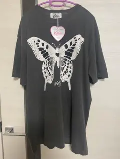新品　Katie PAPILLON ビッグTシャツ　チャコール　フリーサイズのサムネイル
