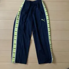 PUMA プーマ ジャージ プージャ パンツ　ズボン　黄緑　ライムグリーン　S