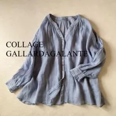コラージュガリャルダガランテ　ラミーシアーブラウス　リネン100%