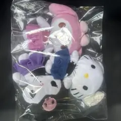 ハローキティ・マイメロディ・シナモロール 弓道コス　ぬいぐるみセット　サンリオ