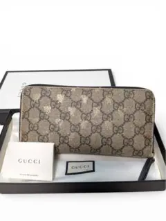 GUCCI グッチ GGスプリーム ラウンドファスナー PVCのサムネイル