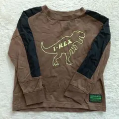 クレードスコープ T-REXプリント長袖カットソー 100cm