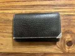 Salvatore Ferragamo レザーキーケース ブラック