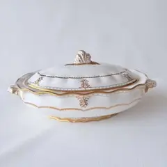 ロイヤルドルトン イングリッシュルネサンス 蓋付ベジタブルボウル