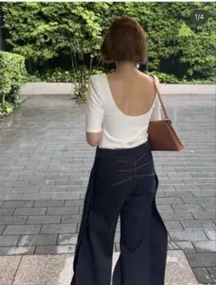 Cygne ブークレリボンオフショルトップス Cygne ブークレリボンオフショルトップス - メルカリ