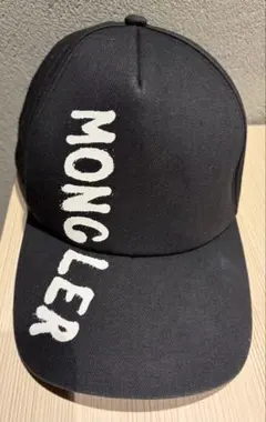 美品 MONCLER ブラック キャップ - メルカリ