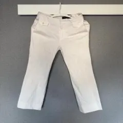 UNITED ARROWS クロップドパンツ オフホワイト 36
