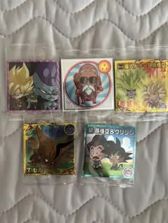 ドラゴンボール 超戦士シールウエハース 5枚セット 孫悟空 亀仙人 セル