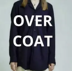 OVERCOAT 定価7万 ドルマンスリーブシャツジャケット ネイビー　サイズ1のサムネイル