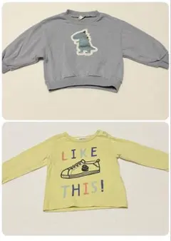 トレーナー　長袖Tシャツ　2点セット