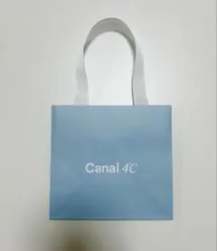 Canal 4C 水色 ショッピングバッグ　ショッパー　紙袋