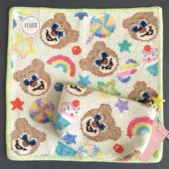 と*と様 ☆フェイラーハッピーポップニコハンカチ＆ポーチ☆新品未使用ラブラリー