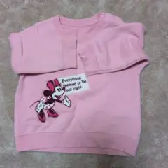 UNIQLO ミニーマウス トレーナー 80cm ピンク