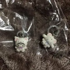 サンリオ　めじるしチャーム　ふわふわスノー　クロミ　シナモロール