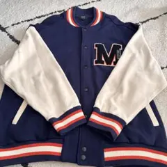 BEAMS HEART スタジャン メンズ ブルー