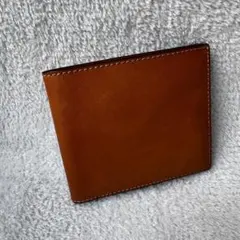 SYRINX Hitoe Fold Liscio キャメル 二つ折り財布 - メルカリ