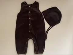 nozi コーデュロイ ロンパース サロペット