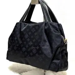 美品✨ラシット 2way トートバッグ 肩掛け ショルダーナイロン ネイビー