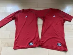 SSK レッド 赤　アンダーシャツ 160センチ　2枚セット　まとめ売り