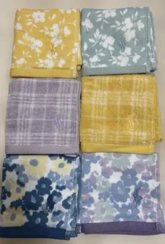 新品　未使用ラルフローレンハンカチタオル6枚セット