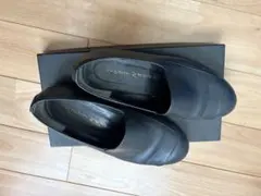 RipVanWinkle様専用 ブラック レザー スリッポン シューズのサムネイル