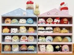 すみっコぐらし ハウスケース2種・てのりぬいぐるみ35体 まとめ売りセット