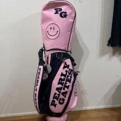 PEARLYGATES パーリーゲイツ エナメルキャディバッグPink Navyのサムネイル