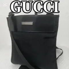 3日間限定SALE【極美品】GUCCI ブラック ショルダーバッグ　黒　普段使い