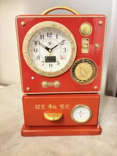 【非売品】SEIKO スジャター置き時計 めいらくグループ記念品　非売品