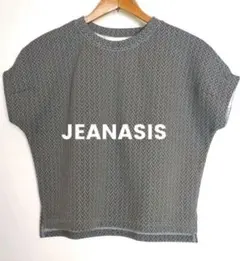 JEANASIS 半袖カットソー ヘリンボーン柄のサムネイル