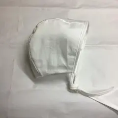ホワイト コットン ベビーハット