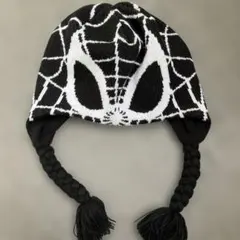 スパイダーマン クモの巣 ニット帽
