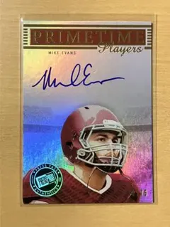 /75 NFL HOF BUCS MIKE EVANS RC AUTO SP