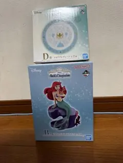一番くじ ディズニー B賞 アリエル フィギュア D賞 プレート