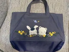 familiar ファミリア　デニムバック　まちつき