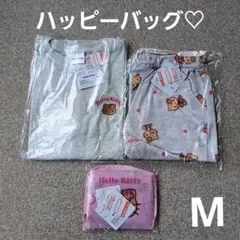 8の日価格☆しまむら　ハッピーバッグ　キティ　日焼けキティ　M　白　ルームウェアのサムネイル