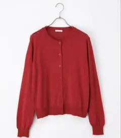 HONEYS 長袖 カーディガン 赤